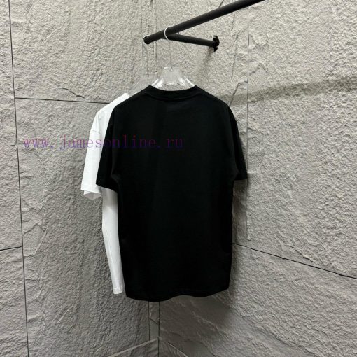 MM6 Magi * La 2025 Spring/Summer New Collection Chest Snake Year Digital Printed Short Sleeve T a0junvgk - Image 5