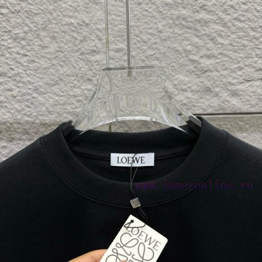 Loewe 2025 Spring/Summer Classic Simple And Personalized Silver Stereoscopic Silicone Craft Log 181vo3c0 - Image 7