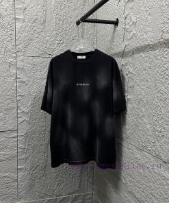 GVC * Givenchy * 2025 Summer New Heavy Industry Pickled Gradient Aging Chest Logo Letter Embroi 23p0x0uw