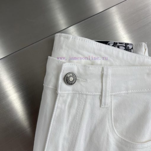 -Dior 25ss New Casual Jeans High-endCustomized Fabric With High Breathability And Comfort Impec fjfptppk - Image 4