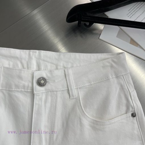 -Dior 25ss New Casual Jeans High-endCustomized Fabric With High Breathability And Comfort Impec fjfptppk - Image 6