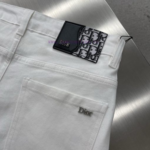 -Dior 25ss New Casual Jeans High-endCustomized Fabric With High Breathability And Comfort Impec fjfptppk - Image 8