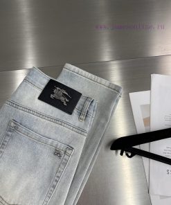 -Burberry High-end Customized Spring New Men's Washed Denim JeansHigh End Quality Fashionable C ui0zggy1