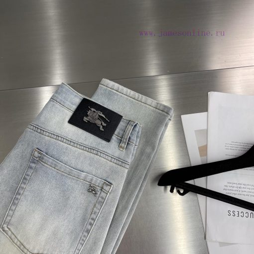 -Burberry High-end Customized Spring New Men's Washed Denim JeansHigh End Quality Fashionable C ui0zggy1