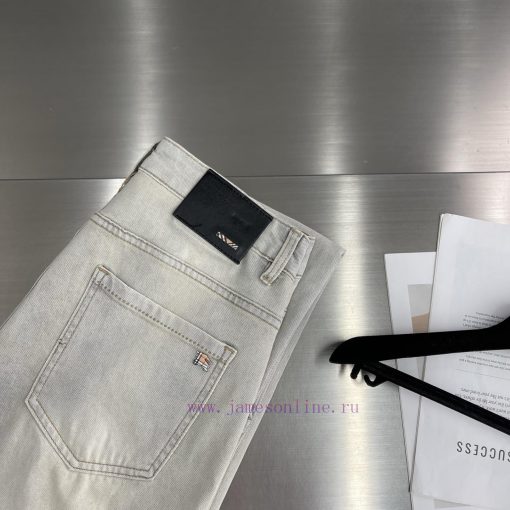-Burberry 2025 Spring/Summer New JeansSuper Customized Version Original Version Super Heavy Cra 7w8uc952