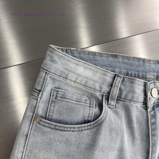 -Burberry High-end Customized Spring New Men's Washed Denim JeansHigh End Quality Fashionable C ui0zggy1 - Image 6