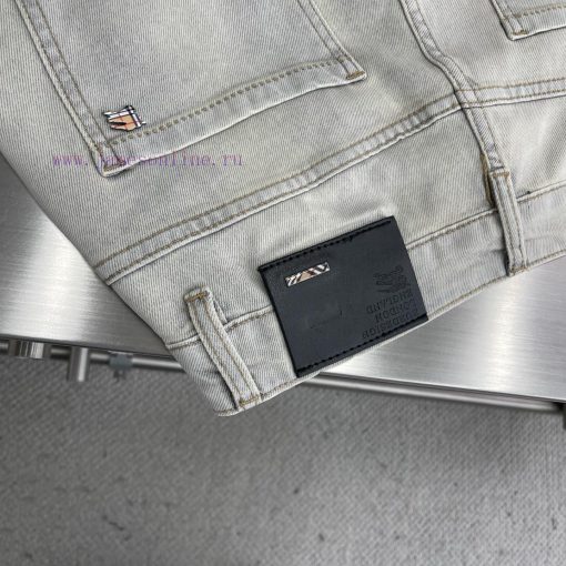 -Burberry 2025 Spring/Summer New JeansSuper Customized Version Original Version Super Heavy Cra 7w8uc952 - Image 9