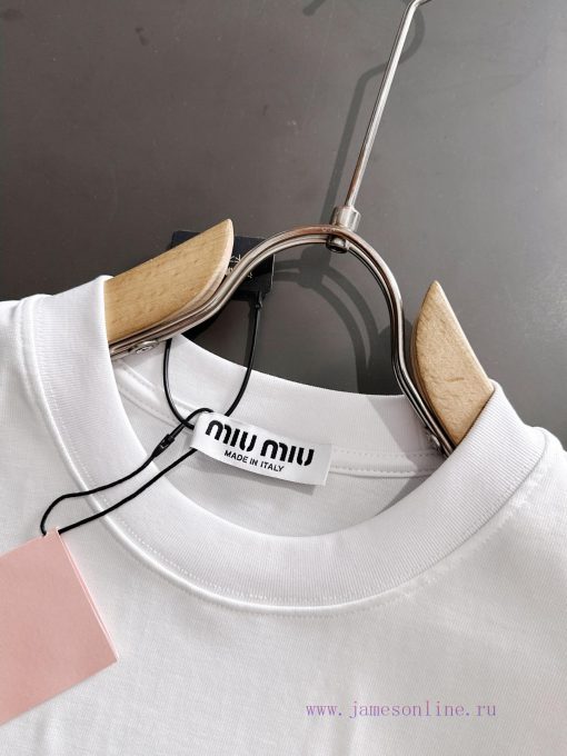 Miumiu * Market Quality Bestseller2 ꯭ 0 ꯭ 2 ꯭ 5 Summer Vest Newly Launchedprimary ⌚ ️ Miu Miu F tusb48j1 - Image 4