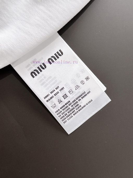 Miumiu * Market Quality Bestseller2 ꯭ 0 ꯭ 2 ꯭ 5 Summer Vest Newly Launchedprimary ⌚ ️ Miu Miu F tusb48j1 - Image 9