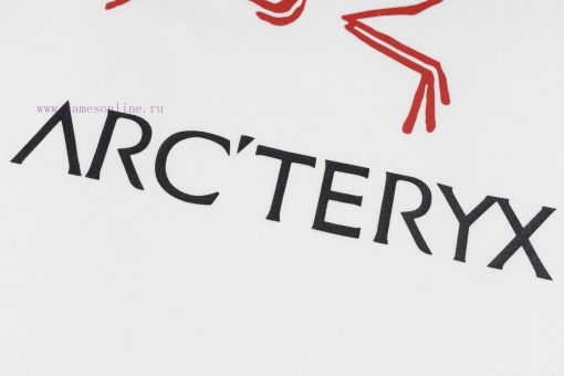 Arc'teryx Ancestral Bird ARC25SS Short Sleeved T-shirt With Printed Logo On The Chest And Back 5tlcfpch - Image 8