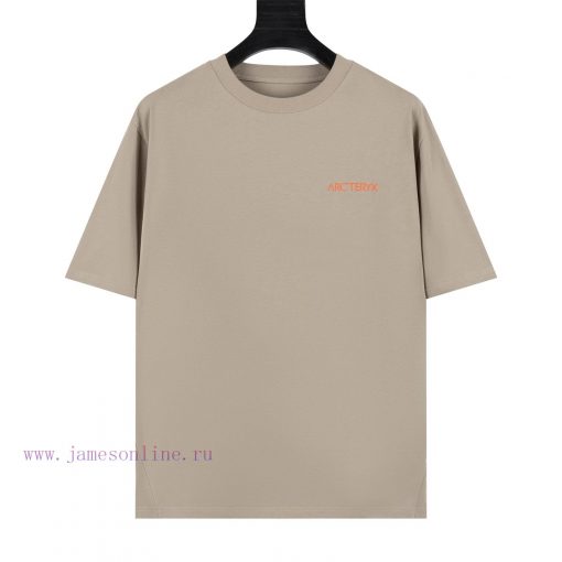 Arc'teryx Ancestral Bird ARC25SS Short Sleeved T-shirt With Printed Logo On The Chest And Back elmngjer