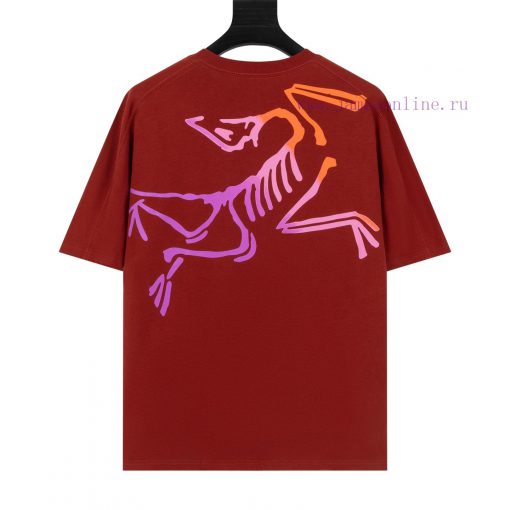 Arc'teryx Ancestral Bird ARC25SS Short Sleeved T-shirt With Printed Logo On The Chest And Back bnd52lky - Image 3