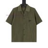 New PRAD. A Nylon Short Sleeve Shirt Jacket Oversize Shirt Made Of Re Nylon Recycled Nylon Fabr 4l2ru0f1