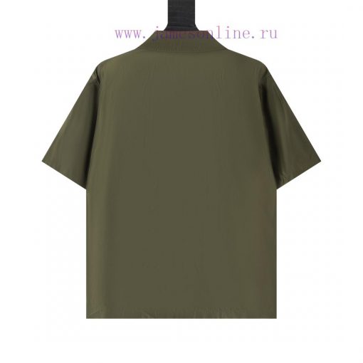 New PRAD. A Nylon Short Sleeve Shirt Jacket Oversize Shirt Made Of Re Nylon Recycled Nylon Fabr 4l2ru0f1 - Image 3