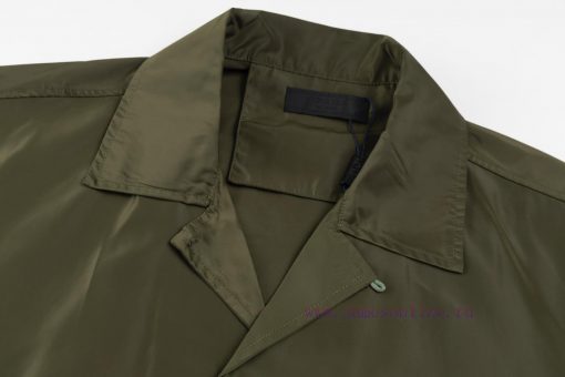 New PRAD. A Nylon Short Sleeve Shirt Jacket Oversize Shirt Made Of Re Nylon Recycled Nylon Fabr 4l2ru0f1 - Image 4