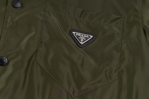 New PRAD. A Nylon Short Sleeve Shirt Jacket Oversize Shirt Made Of Re Nylon Recycled Nylon Fabr 4l2ru0f1 - Image 6