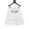 Celine 25SS Is Selling New Printed Shorts With Custom Weaving And Dyeing Of 400g Fabric. The Pr lklbmn8v