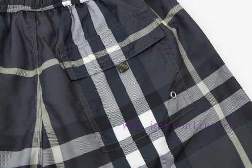 Burberry 2022 Spring/Summer New Burberry Plaid Elastic Drawstring Shorts Lined With Mesh Lining ue5ponn7 - Image 6