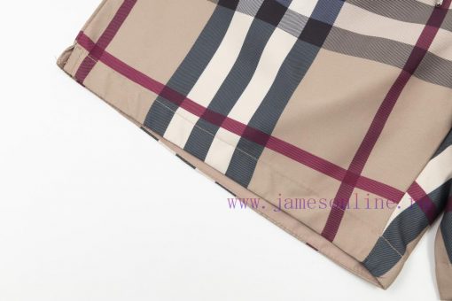 Burberry 2022 Spring/Summer New Burberry Plaid Elastic Drawstring Shorts Lined With Mesh Lining 4i54mq53 - Image 7