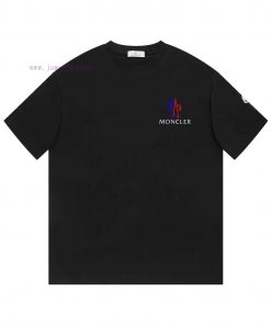 MONCLER Mask MouthNew Printed Short Sleeved T-shirt ®*Customized 280g All Cotton Fabric Soft An i0zb13jq