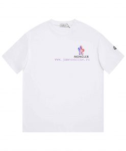 MONCLER Mask MouthNew Printed Short Sleeved T-shirt ®*Customized 280g All Cotton Fabric Soft An s349doj3