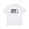 MONCLER Mask MouthNew Printed Short Sleeved T-shirt ®*Customized 280g All Cotton Fabric Soft An bw8xgmax