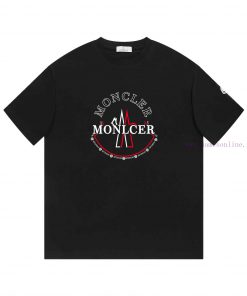 MONCLER Mask MouthNew Printed Short Sleeved T-shirt ®*Customized 280g All Cotton Fabric Soft An 15jusrna