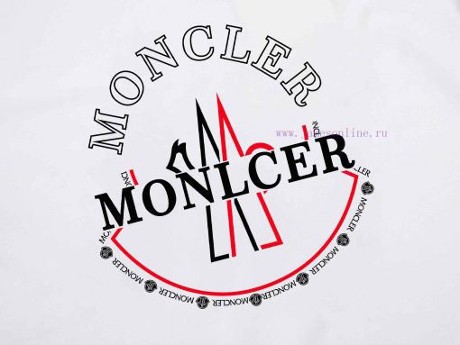 MONCLER Mask MouthNew Printed Short Sleeved T-shirt ®*Customized 280g All Cotton Fabric Soft An 7c6fbmb5 - Image 4