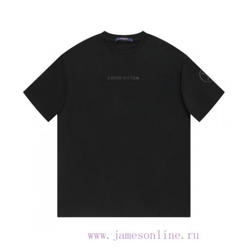 LV's HomeNew Printed Short Sleeved T-shirt ®*Customized 280g All Cotton Fabric Soft And Skin Fr 07kdev7p