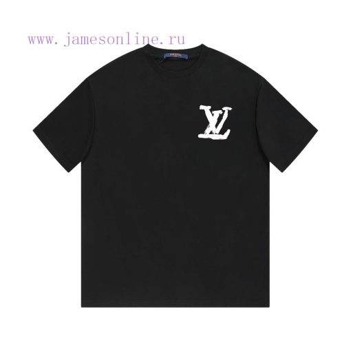 LV's HomeNew Printed Short Sleeved T-shirt ®*Customized 280g All Cotton Fabric Soft And Skin Fr zbn0s2yu - Image 2