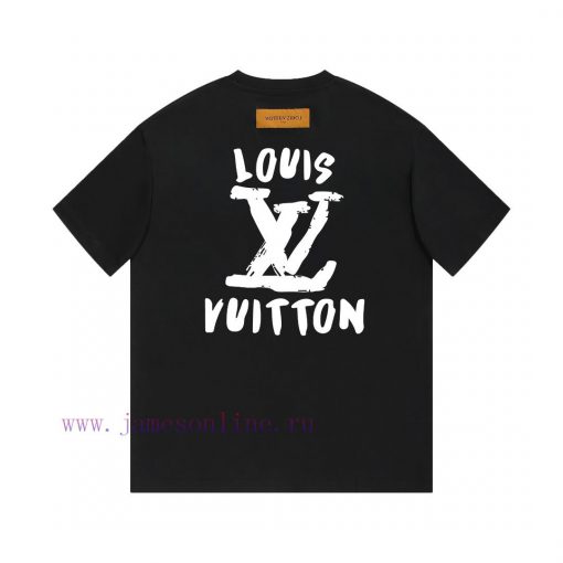 LV's HomeNew Printed Short Sleeved T-shirt ®*Customized 280g All Cotton Fabric Soft And Skin Fr zbn0s2yu - Image 3