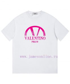 VALENTINO ValentinoNew Printed Short Sleeved T-shirt ®*Customized 280g All Cotton Fabric Soft A wny1wufl