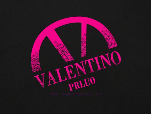VALENTINO ValentinoNew Printed Short Sleeved T-shirt ®*Customized 280g All Cotton Fabric Soft A l9q3047t - Image 4