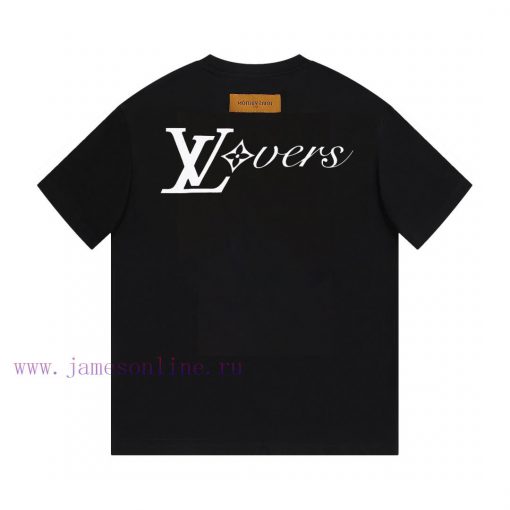 LV's HomeNew Printed Short Sleeved T-shirt ®*Customized 280g All Cotton Fabric Soft And Skin Fr it7yb0pj - Image 3