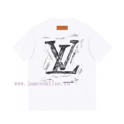 LV's HomeNew Printed Short Sleeved T-shirt ®*Customized 280g All Cotton Fabric Soft And Skin Fr j08tdf9n - Image 3