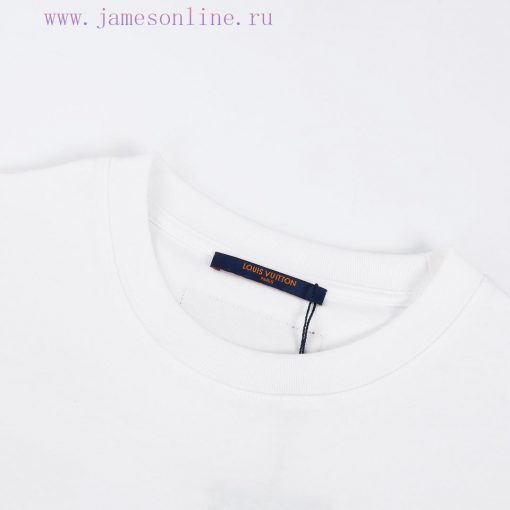 LV's HomeNew Printed Short Sleeved T-shirt ®*Customized 280g All Cotton Fabric Soft And Skin Fr j08tdf9n - Image 4