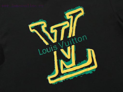 LV's HomeNew Printed Short Sleeved T-shirt ®*Customized 280g All Cotton Fabric Soft And Skin Fr za3dktm9 - Image 5