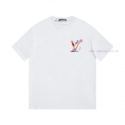 LV's HomeNew Printed Short Sleeved T-shirt ®*Customized 280g All Cotton Fabric Soft And Skin Fr lfkcu1cc