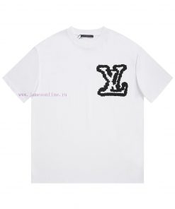LV's HomeNew Foam Printed Short Sleeved T-shirt ®*Customized 280g All Cotton Fabric Soft And Sk nhee0m7y