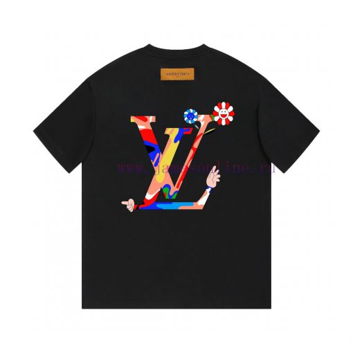 LV's HomeNew Printed Short Sleeved T-shirt ®*Customized 280g All Cotton Fabric Soft And Skin Fr vb9plegv - Image 3