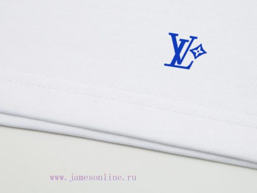 LV's HomeNew Printed Short Sleeved T-shirt ®*Customized 280g All Cotton Fabric Soft And Skin Fr wwailxr1 - Image 6