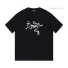 ARC'TERYX ArchaeopteryxNew Velvet Printed Short Sleeved T-shirt ®*Customized 280g All Cotton Fa k4khic31