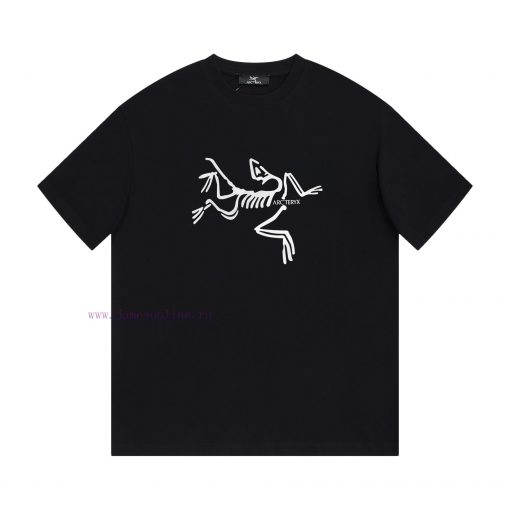 ARC'TERYX ArchaeopteryxNew Velvet Printed Short Sleeved T-shirt ®*Customized 280g All Cotton Fa k4khic31 - Image 2