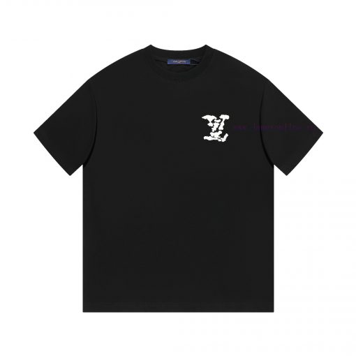 LV's HomeNew Foam Printed Short Sleeved T-shirt ®*Customized 280g All Cotton Fabric Soft And Sk ky9gtmr7 - Image 2