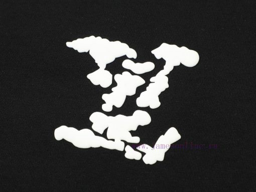 LV's HomeNew Foam Printed Short Sleeved T-shirt ®*Customized 280g All Cotton Fabric Soft And Sk ky9gtmr7 - Image 6