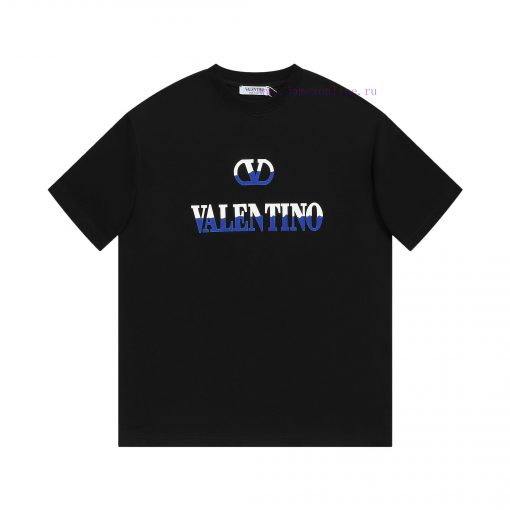 VALENTINO ValentinoNew 3D Thick Plate+plush Printed Short Sleeved T-shirt ®*Customized 280g All yn8dibyq