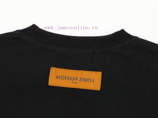 LV's HomeNew Embroidered Short Sleeved T-shirt ®*Customized 280g All Cotton Fabric Soft And Ski m3qu5tyk - Image 8