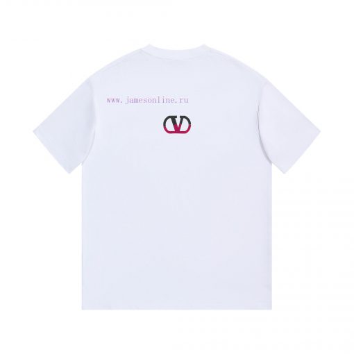 VALENTINO ValentinoNew 3D Thick Plate+plush Printed Short Sleeved T-shirt ®*Customized 280g All 33wjo4cs - Image 3