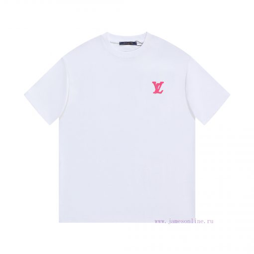LV's HomeNew Double-layer Three-dimensional Thick Plate Printed Short Sleeved T-shirt ®*Customi uni9lzbs - Image 2