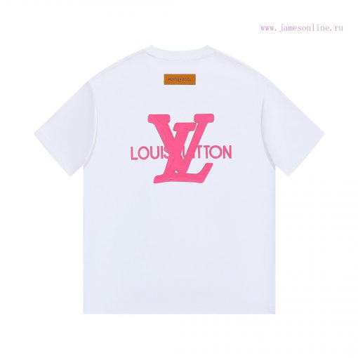 LV's HomeNew Double-layer Three-dimensional Thick Plate Printed Short Sleeved T-shirt ®*Customi uni9lzbs - Image 3